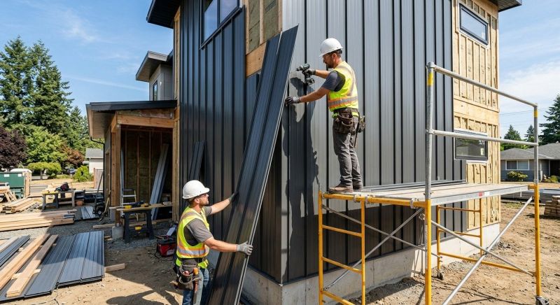 Corrugated Siding Installation in Boston, MA